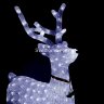 Светодиодная акриловая 3D фигура "Северный Олень" 130 см